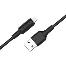 Заредете изображение във визуализатора на галерията – Hoco soarer charging data кабел for micro x25 black - TopMag
