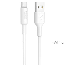 Заредете изображение във визуализатора на галерията – Hoco soarer charging data кабел for typ c x25 white - TopMag
