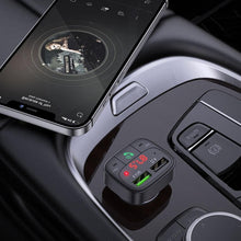 Заредете изображение във визуализатора на галерията – Hoco transmitter fm bluetooth 2xusb qc3.0 18w promise e59 черен - TopMag
