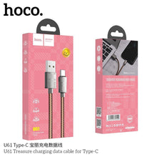 Заредете изображение във визуализатора на галерията – Hoco treasure charging data кабел for type-c u61 brown - TopMag
