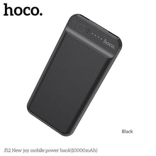 Заредете изображение във визуализатора на галерията – Hoco външна батерия / power bank 10 000mah new joy j52 черен - TopMag
