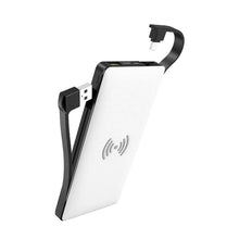 Заредете изображение във визуализатора на галерията – Hoco външна батерия / power bank с безжично зареждане 10w + qc 3.0 + pd 18w s10 10 000mah бял - TopMag
