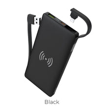 Заредете изображение във визуализатора на галерията – Hoco външна батерия / power bank с безжично зареждане 10w + qc 3.0 + pd 18w s10 10 000mah черен - TopMag

