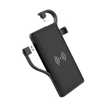 Заредете изображение във визуализатора на галерията – Hoco външна батерия / power bank с безжично зареждане 10w + qc 3.0 + pd 18w s10 10 000mah черен - TopMag
