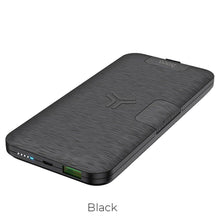 Заредете изображение във визуализатора на галерията – Hoco външна батерия / power bank с безжично зареждане 10w + qc 3.0 (qi) + pd 18w s16 10 000mah черен - TopMag

