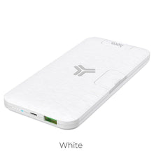 Заредете изображение във визуализатора на галерията – Hoco външна батерия / power bank с безжично зареждане 10w + qc 3.0 (qi) + pd 18w s16 10 000mah white - TopMag
