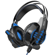 Заредете изображение във визуализатора на галерията – Hoco w102 cool tour gaming headphones blue - TopMag
