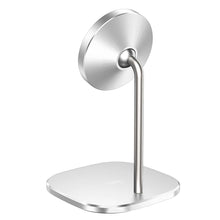 Заредете изображение във визуализатора на галерията – Hoco wireless charger for magsafe iphone megnetic fast charge 15w cw32 silver - TopMag
