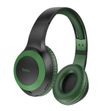 Заредете изображение във визуализатора на галерията – Hoco wireless headphones outstanding w29 green - TopMag
