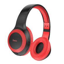 Заредете изображение във визуализатора на галерията – Hoco wireless headphones outstanding w29 red - TopMag
