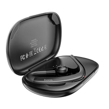Заредете изображение във визуализатора на галерията – Hoco wireless headset business shine e56 black - TopMag
