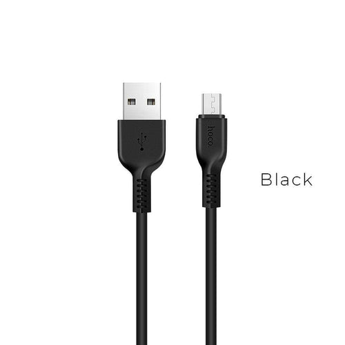 Hoco x13 easy charged for iPhone lightning 8-pin charging кабел black 1 meter - TopMag