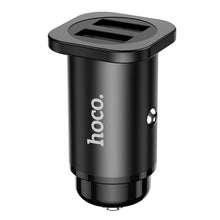 Заредете изображение във визуализатора на галерията – Hoco зарядно за кола 2xusb wise road nz4,8a 24w черно - TopMag
