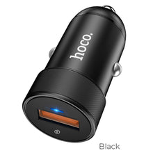 Заредете изображение във визуализатора на галерията – Hoco зарядно за кола flash power qc3.0 4a 18w z32a black - TopMag
