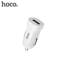 Заредете изображение във визуализатора на галерията – Hoco зарядно за кола set with micro кабел z2 white - TopMag
