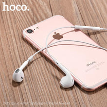 Заредете изображение във визуализатора на галерията – Слушалки Hoco L9 за iPhone ( Lightning кабел ) бял - TopMag
