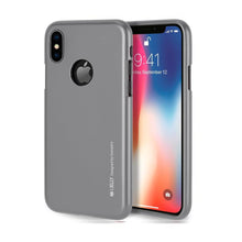 Заредете изображение във визуализатора на галерията – I-jelly mercury гръб - iPhone x / xs (с отвор за лого) сив - TopMag
