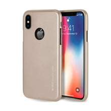 Заредете изображение във визуализатора на галерията – I-jelly mercury гръб - iPhone x / xs (с отвор за лого) златен - TopMag
