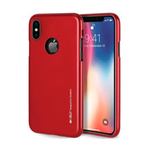 Заредете изображение във визуализатора на галерията – I-jelly mercury гръб за iPhone xs max (с отвор за лого) червен - TopMag
