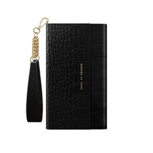 Заредете изображение във визуализатора на галерията – Ideal of sweden clutch for iphone 12 / 12 pro jet black croco - TopMag
