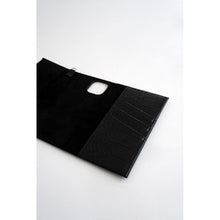 Заредете изображение във визуализатора на галерията – Ideal of sweden clutch for iphone 12 mini jet black croco - TopMag

