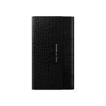 Заредете изображение във визуализатора на галерията – Ideal of sweden clutch for iphone 8 / 7 / 6s / se jet black croco - TopMag
