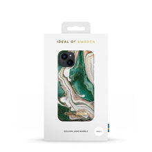 Заредете изображение във визуализатора на галерията – Ideal of sweden fashion гръб за iphone 13 golden jade marble - TopMag
