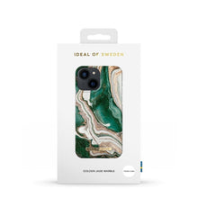 Заредете изображение във визуализатора на галерията – Ideal of sweden fashion за iphone 13 mini golden jade marble - TopMag
