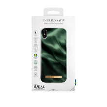 Заредете изображение във визуализатора на галерията – Ideal of sweden гръб за iPhone xs max Изумруден сатен - TopMag
