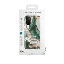 Заредете изображение във визуализатора на галерията – Ideal of sweden гръб за samsung s20 golden jade marble - TopMag
