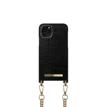 Заредете изображение във визуализатора на галерията – Ideal of sweden necklace for iphone 11 pro / xs / x jet black croco - TopMag

