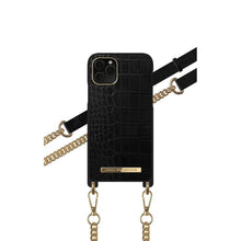 Заредете изображение във визуализатора на галерията – Ideal of sweden necklace for iphone 11 pro / xs / x jet black croco - TopMag
