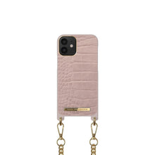 Заредете изображение във визуализатора на галерията – Ideal of sweden necklace for iphone 12 mini misty rose croco - TopMag
