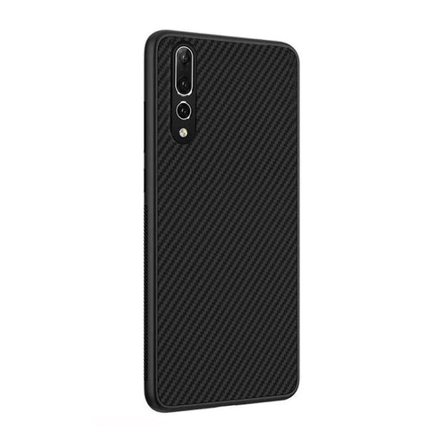 Jelly Carbon Гръб мат за Huawei p20 pro черен - TopMag