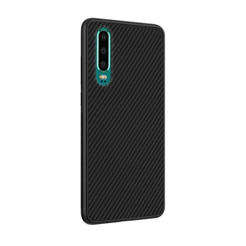 Jelly Carbon Гръб мат за Huawei p30 черен - TopMag