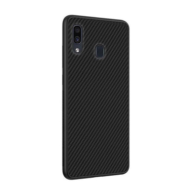 Jelly Carbon Гръб мат за Samsung Galaxy A30 черен - TopMag