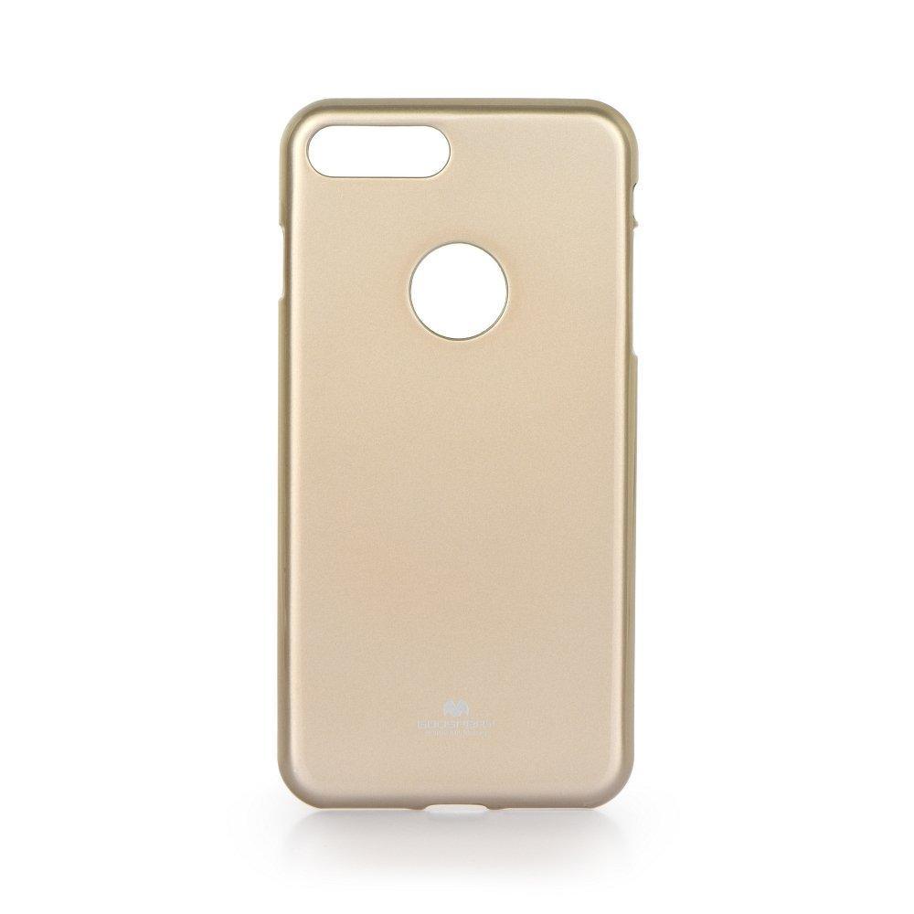 jelly mercury гръб за iPhone 7 / 8 / SE 2020 златен /с отвор за логото/ - TopMag