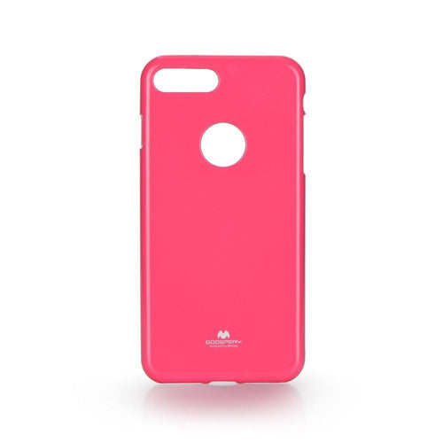 Jelly mercury гръб за iPhone 7 plus / 8 plus розов с logo window - само за 10.99 лв