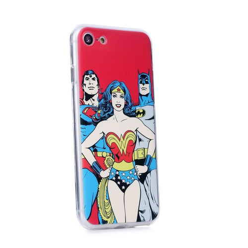 Justice league силиконов гръб за iPhone 5 / 5s / se червен - само за 10.99 лв