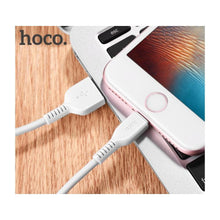 Заредете изображение във визуализатора на галерията – Kабел Hoco flash x20 Usb към iPhone lightning ( 3 метър ) бял - TopMag
