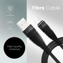 Заредете изображение във визуализатора на галерията – кабел usb - type c 2.0 c171 black 1 meter - TopMag
