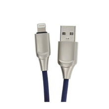 Заредете изображение във визуализатора на галерията – кабел usb for iPhone lightning 8-pin c126 blue 1 meter - TopMag
