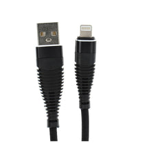 Заредете изображение във визуализатора на галерията – кабел usb for iPhone lightning 8-pin c170 black 1 meter - TopMag
