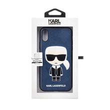 Заредете изображение във визуализатора на галерията – Оригинален гръб karl lagerfeld klhci61ikpubl - iPhonenе xr син - само за 48.6 лв
