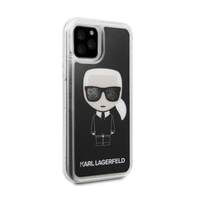 Заредете изображение във визуализатора на галерията – Оригинален гръб karl lagerfeld KLHCN61ICGBK - iPhone 11 черен - само за 46 лв
