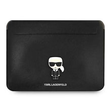 Заредете изображение във визуализатора на галерията – Laptop / notebook bag - 13"-14" karl lagerfeld klcs14pisfbk black - TopMag
