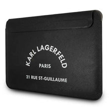Заредете изображение във визуализатора на галерията – Laptop / notebook bag - 13"-14" karl lagerfeld sleeve klcs14rsgsfbk black - TopMag
