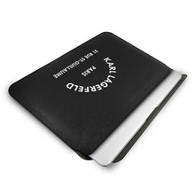 Заредете изображение във визуализатора на галерията – Laptop / notebook bag - 13"-14" karl lagerfeld sleeve klcs14rsgsfbk black - TopMag
