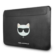 Заредете изображение във визуализатора на галерията – Laptop / notebook bag - 16" karl lagerfeld sleeve klcs16chbk black - TopMag
