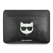 Заредете изображение във визуализатора на галерията – Laptop / notebook bag - 16" karl lagerfeld sleeve klcs16chbk black - TopMag
